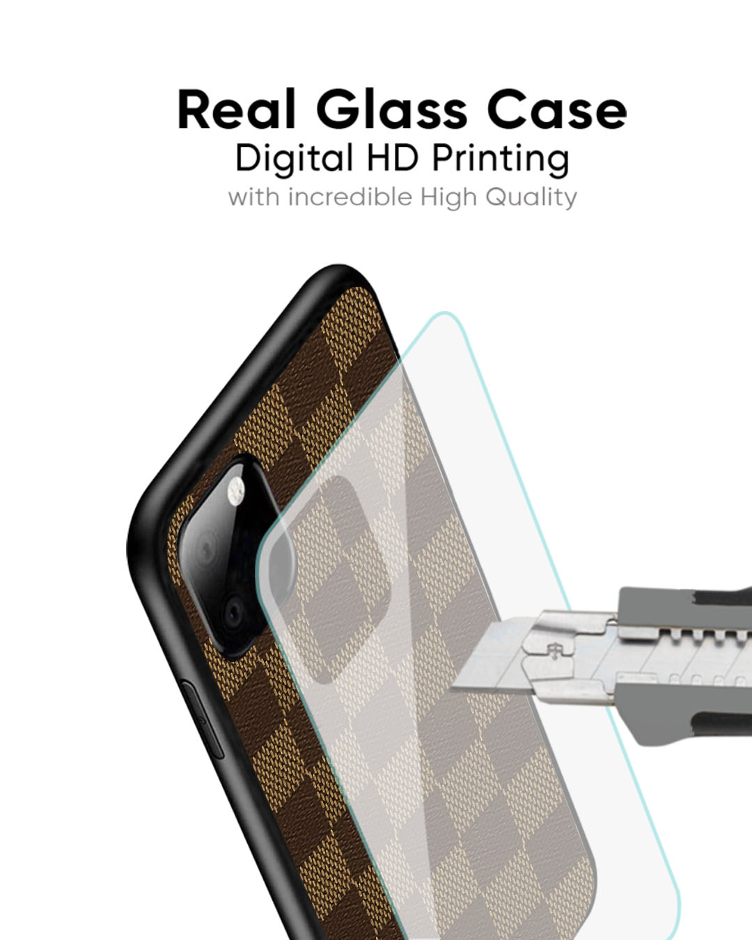 Buy Brown Block Premium Glass Case for Apple iPhone 14 Pro (Shock Proof,  Scratch Resistant) Online in India at Bewakoof