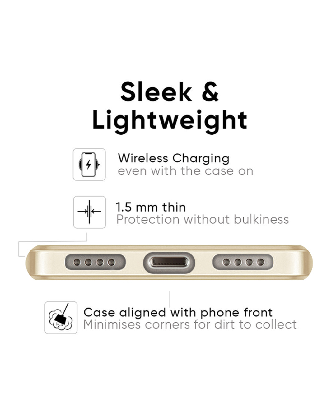 Buy Brown Block Metallic Gold Premium Glass Case for Apple iPhone
