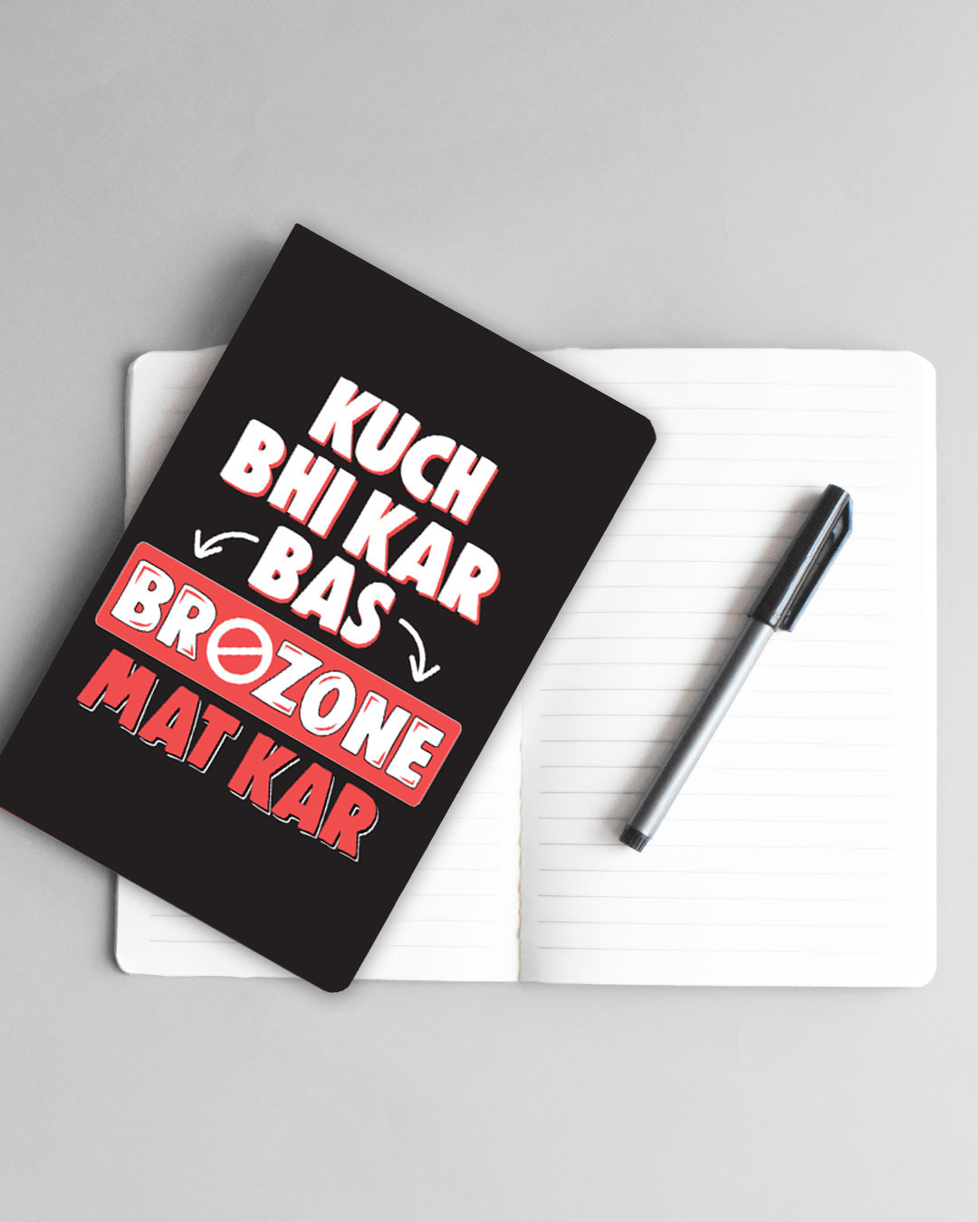 Shop Brozone Mat kar Notebook-Back