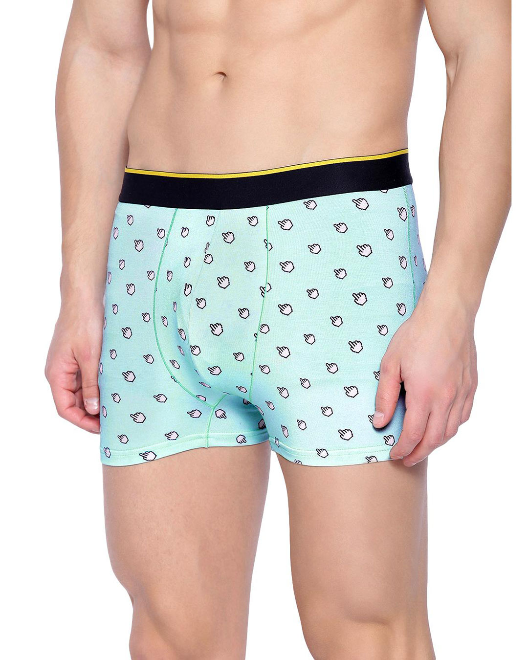 Buy Clickbait Blue Micro Modal Men's Trunk Online in India at Bewakoof