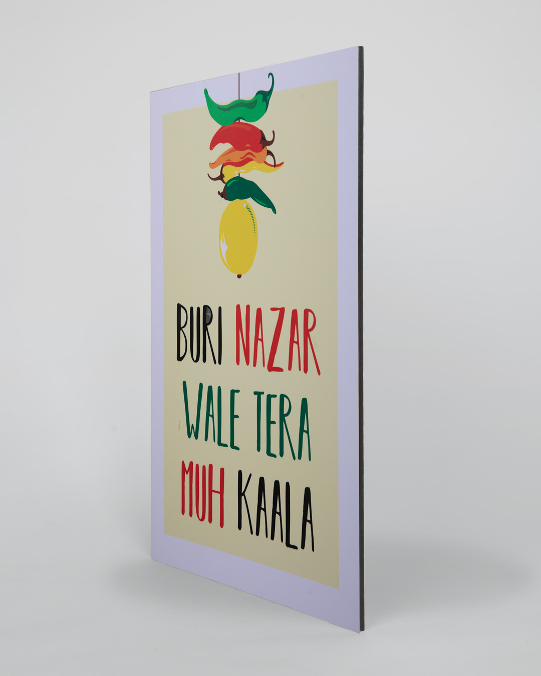 Shop Buri Nazar Board  Rectangular Graphic Board -18"x14" Multicolor-Back