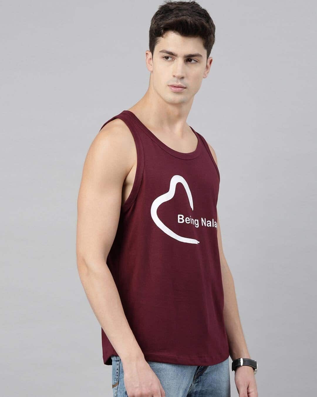 Shop Being Nalayak Maroon Vest-Back