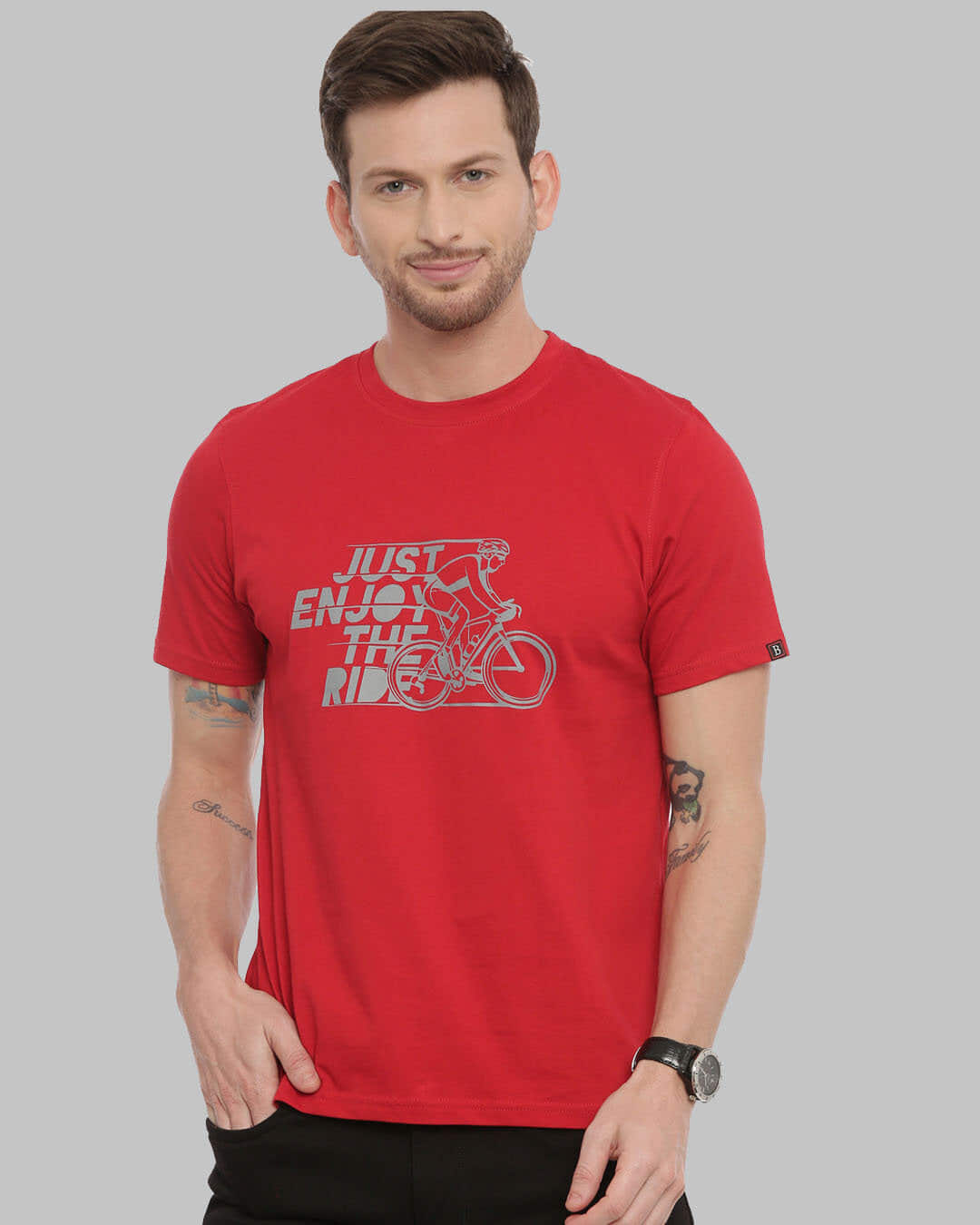 Shop Enjoy Ride Printed T-Shirt-Back