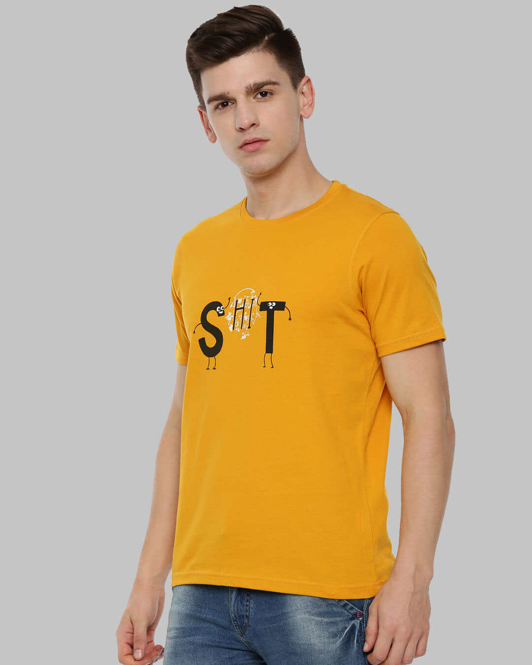 Shop Shit Printed T-Shirt-Back