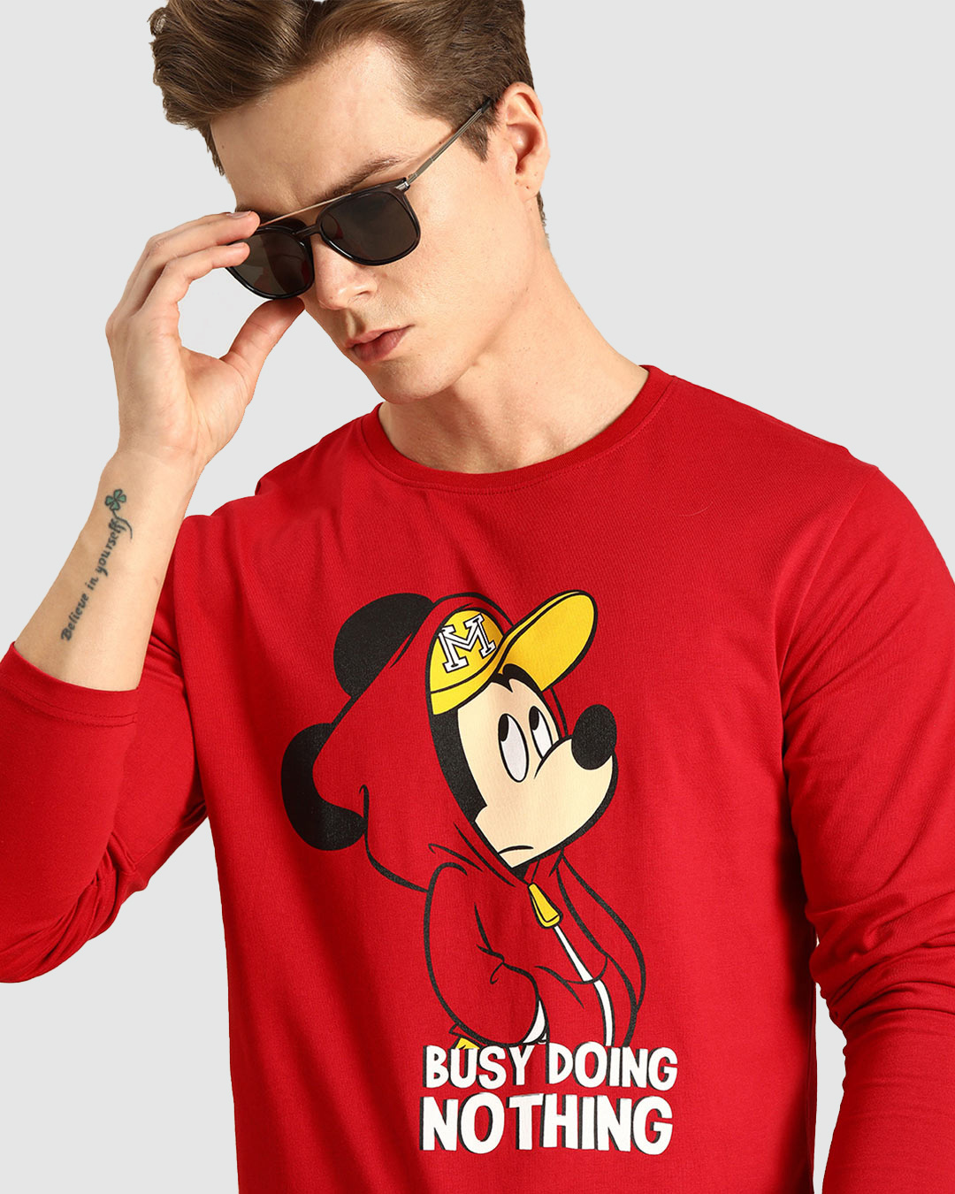 Buy Busy Doin Nothing Full Sleeve T 