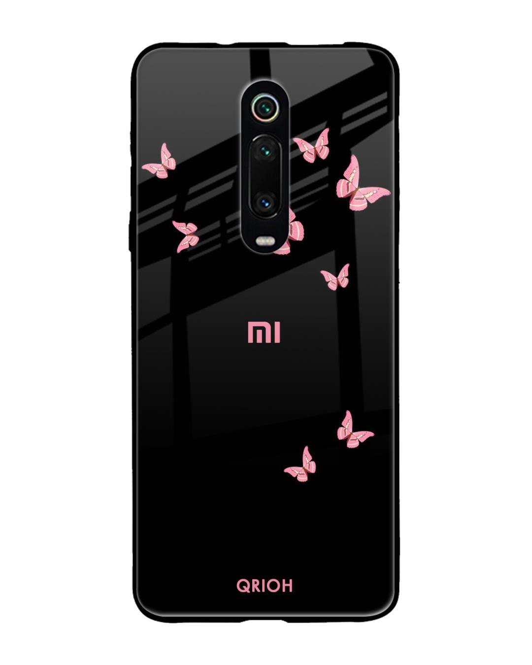 Buy Butterfly Printed Premium Glass Cover For Xiaomi Redmi K20 Pro Impact Resistant Matte 