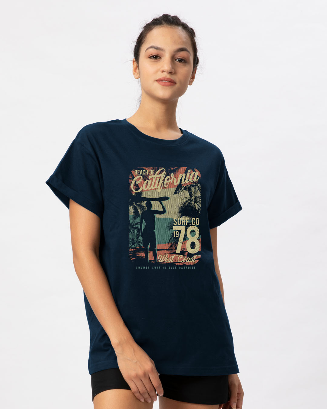Shop California 78 Boyfriend T-Shirt-Back