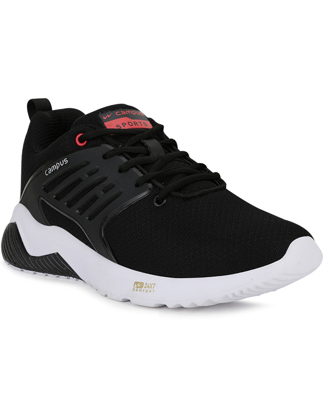 Buy Campus Men's Black Crysta Pro Sports Shoes Online in India at Bewakoof