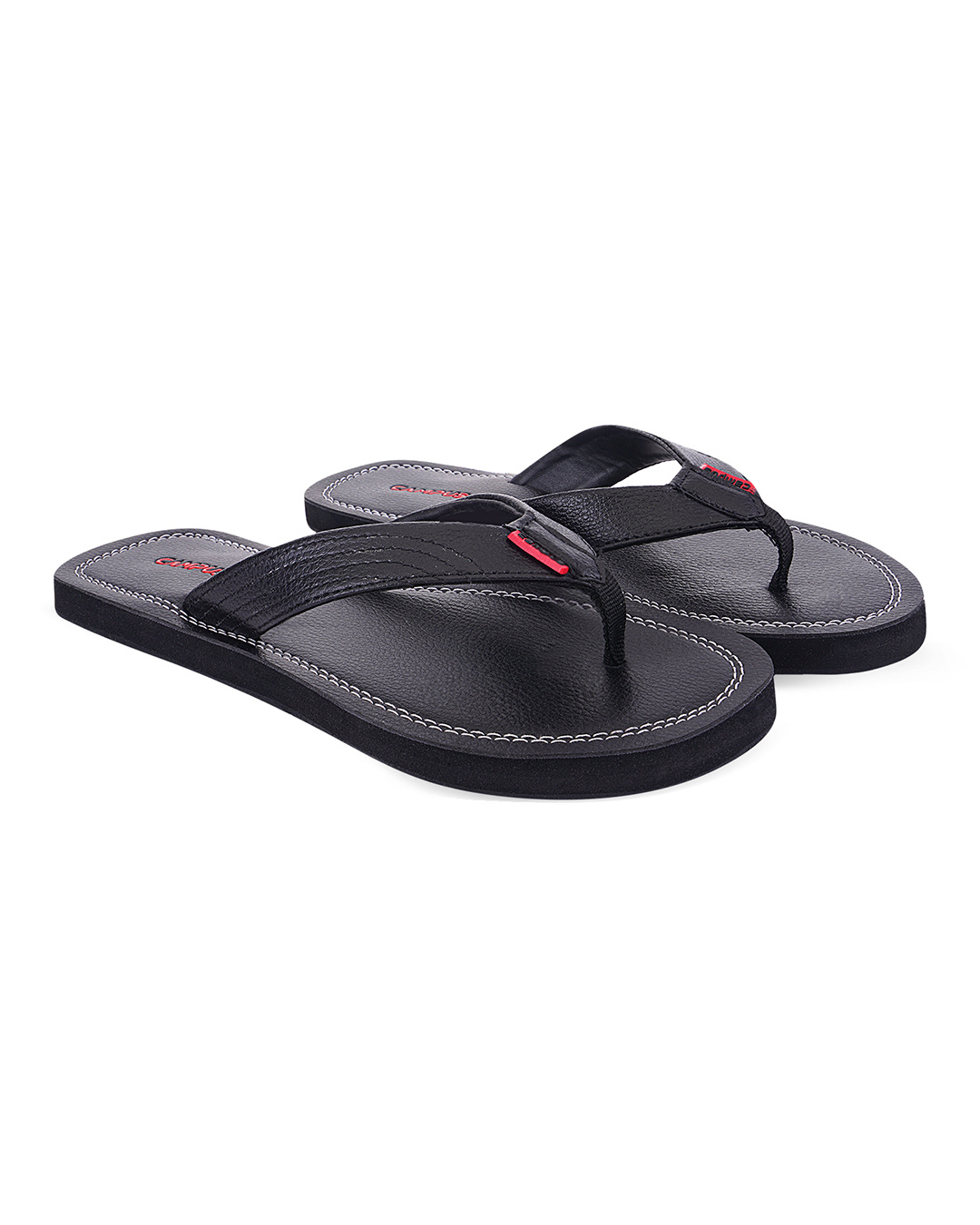 Buy Campus Men's Black Flip Flops Online in India at Bewakoof