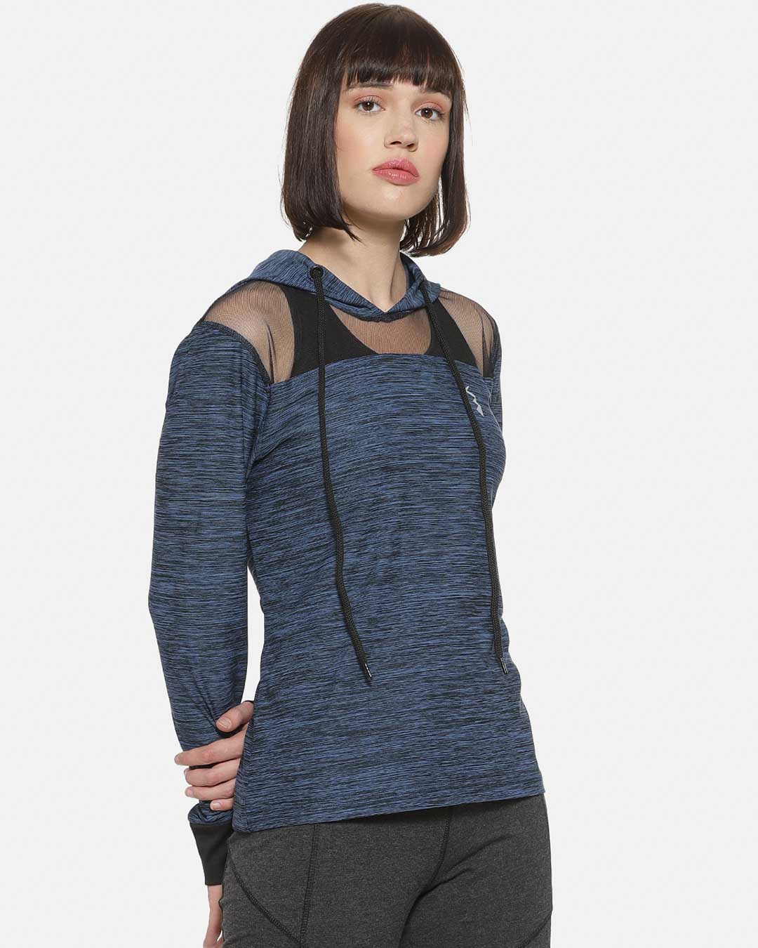 Shop Full Sleeve Colorblock Women Sports Jacket-Back