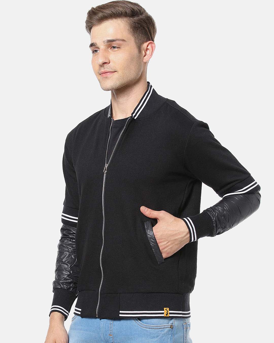 Shop Men Full Sleeve Solid Stylish Casual Jacket-Back