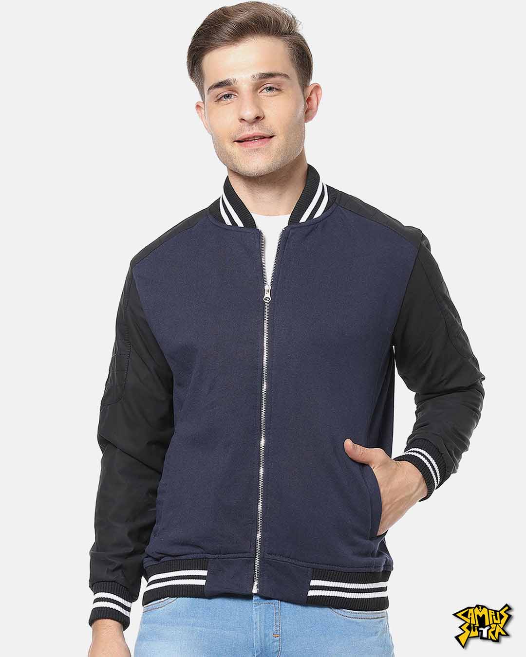 Buy Campus Sutra Men Full Sleeve Solid Stylish Casual Jacket for Men ...
