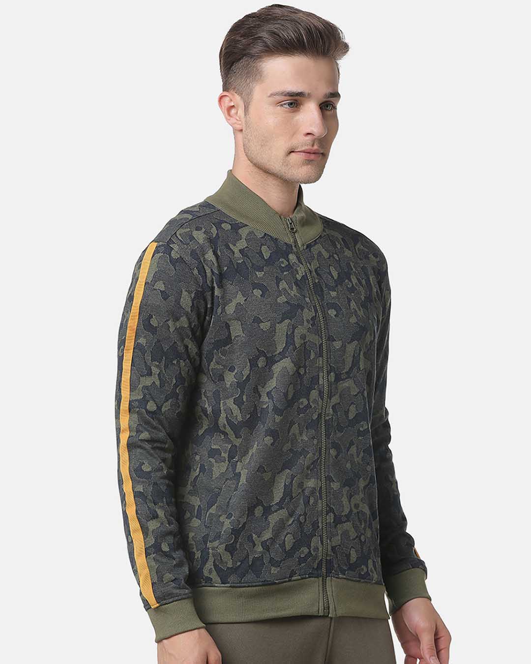 Shop Men Graphic Stylish Casual Jacket-Back