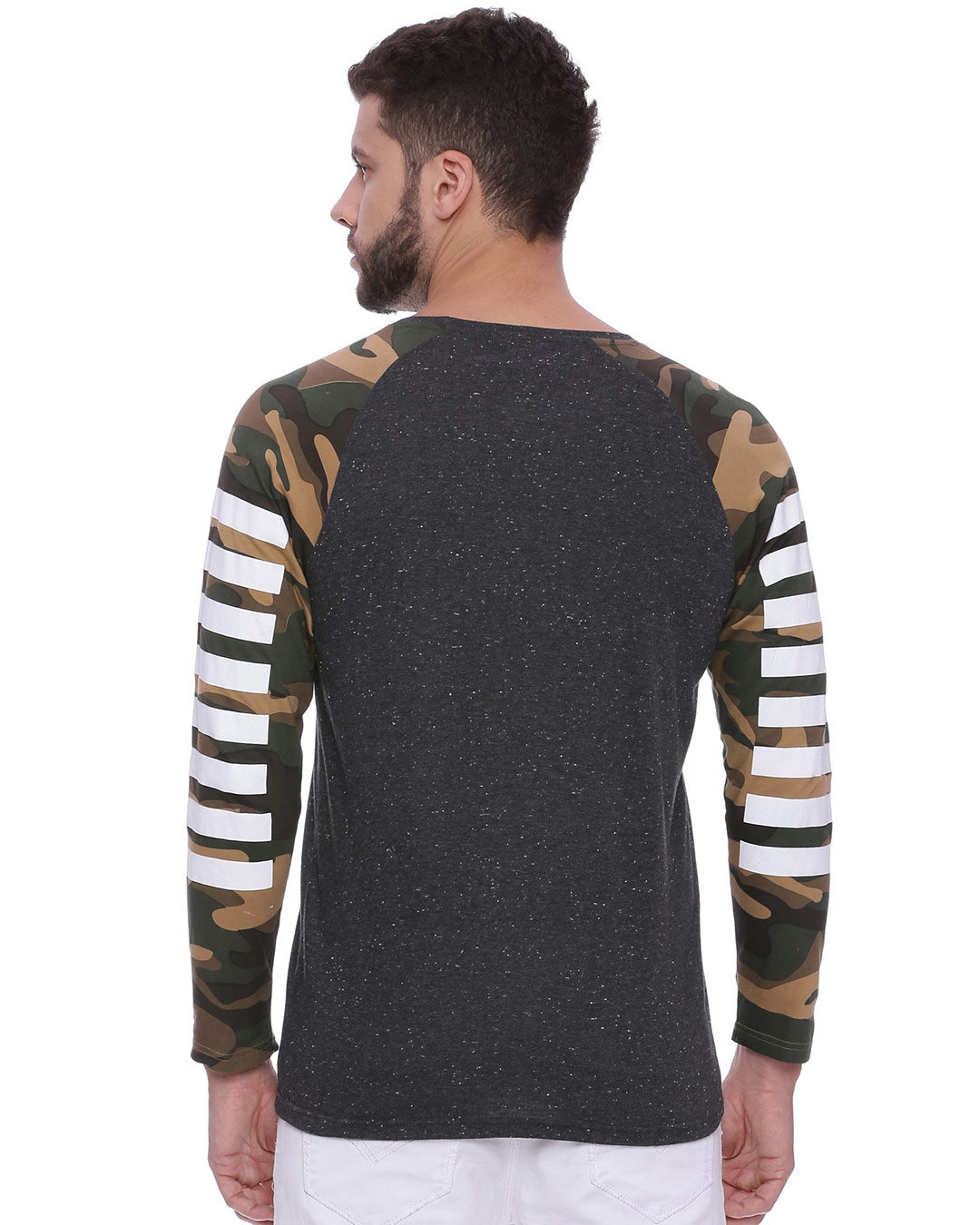 Shop Men's Camouflage Full Sleeve T-Shirt-Back