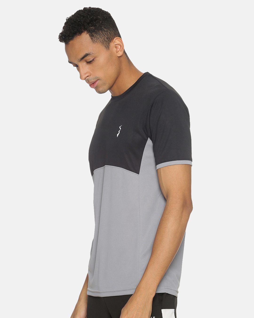 Shop Men's Color Block Sports T-shirt-Back