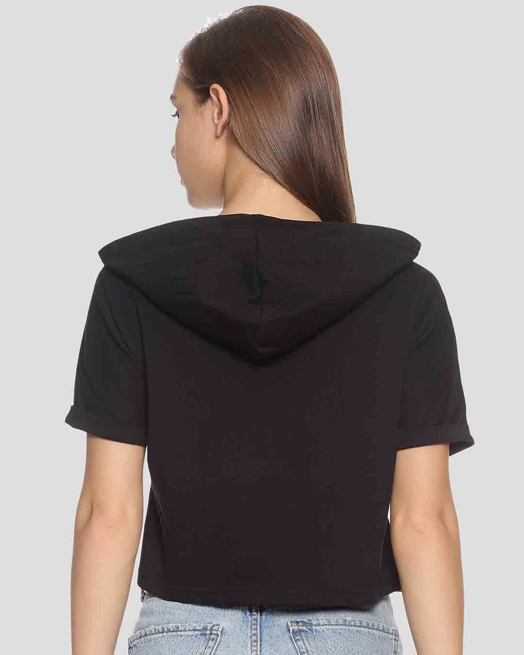 Shop Women Printed Crop Stylish Top-Back