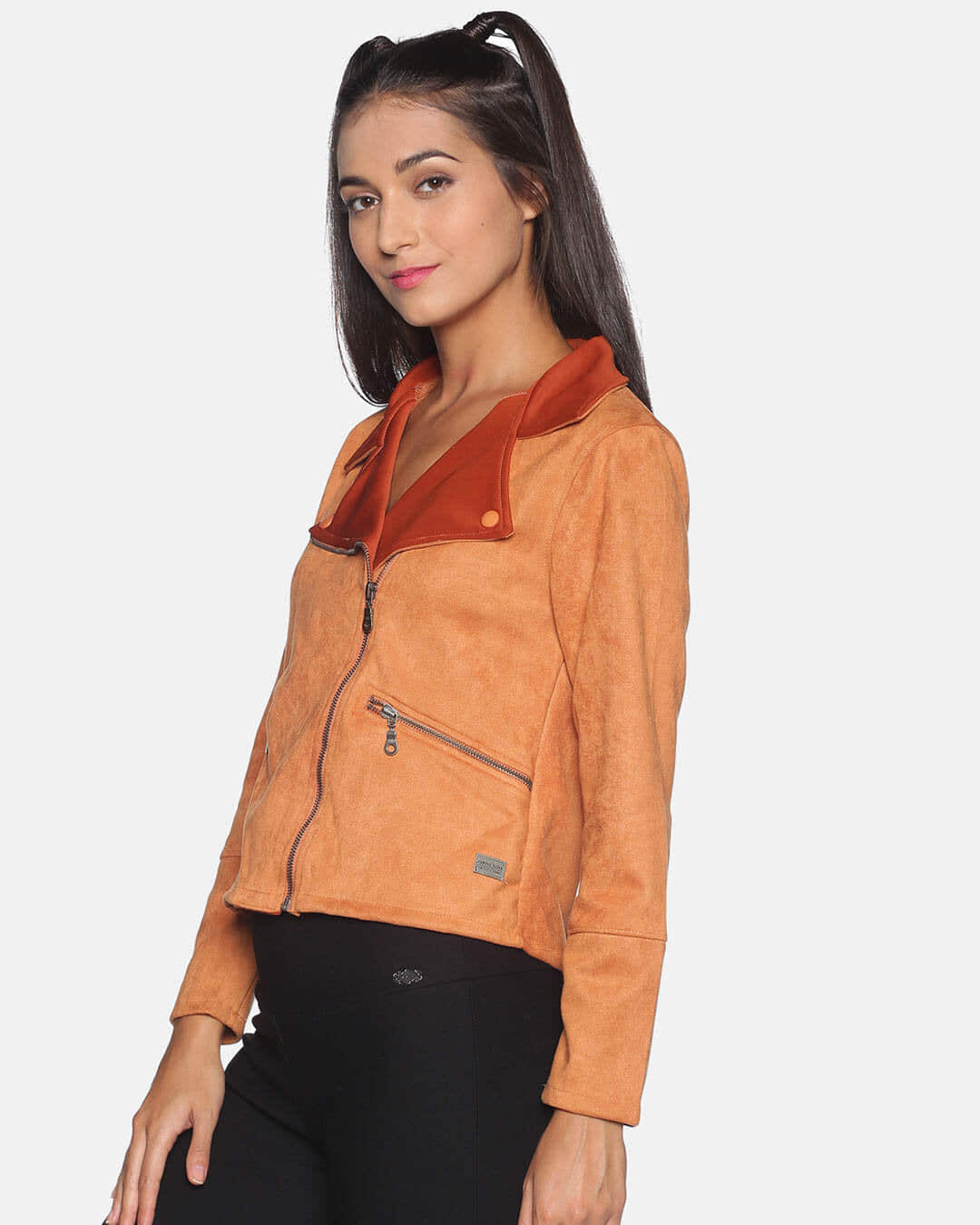Shop Women's Solid Stylish Casual Jacket-Back