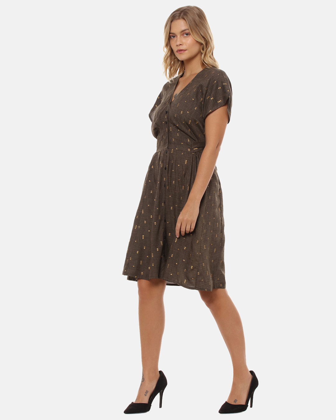 Shop Women's Stylish Design Casual Dress-Back
