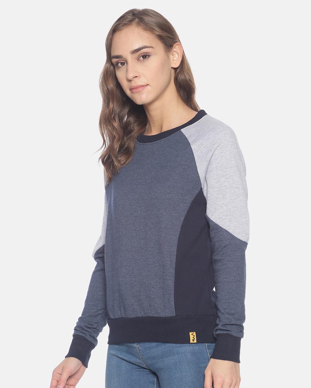 Shop Women Stylish Round Neck Sweatshirt-Back