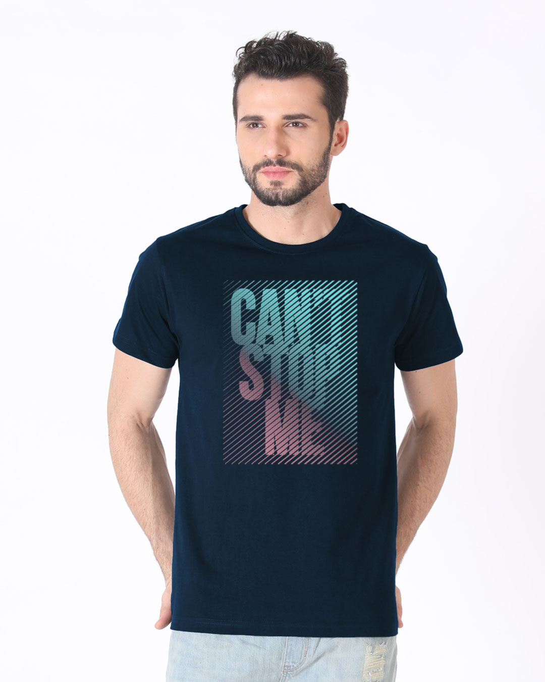 Shop Can't Stop Me Half Sleeve T-Shirt-Back