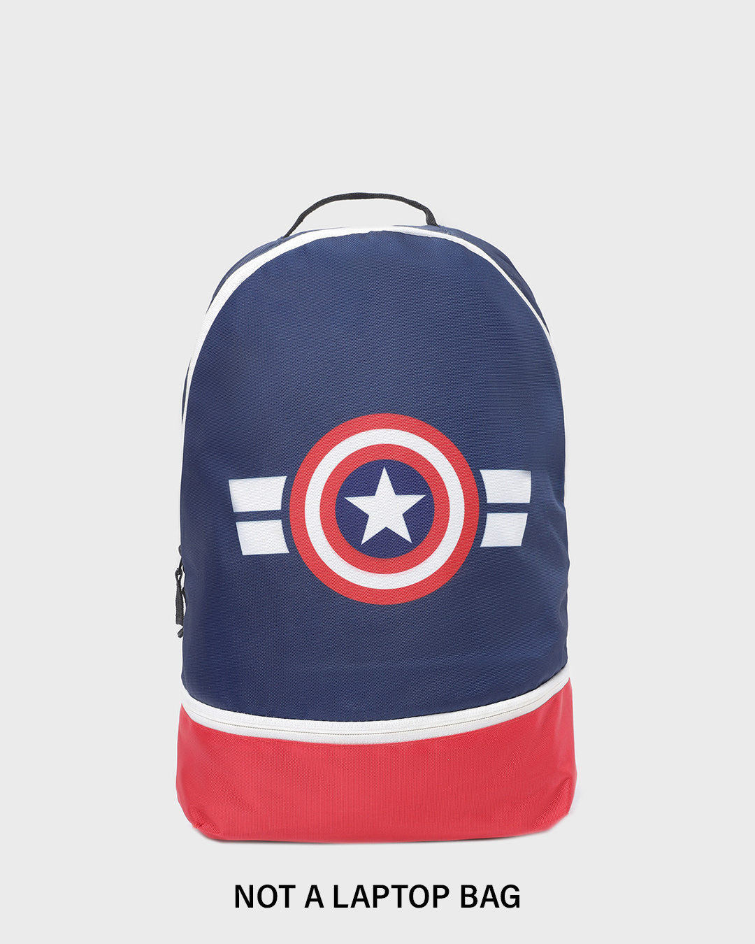 Shop Captain America Printed Small Backpack (AVL)-Back