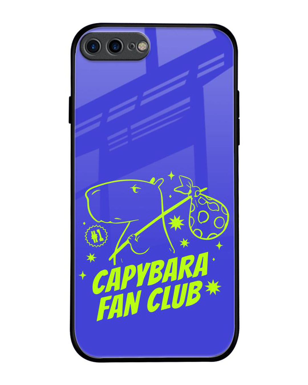 Buy Capybara Fan Club Premium Glass Cover For Apple IPhone 7 Plus 