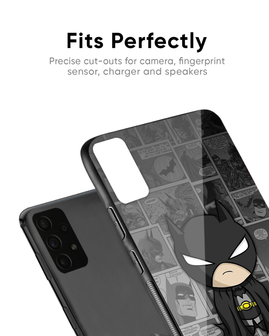 Shop Cartoon Art Premium Glass Case for Realme 11 Pro+ 5G (Shock Proof, Scratch Resistant)-Back