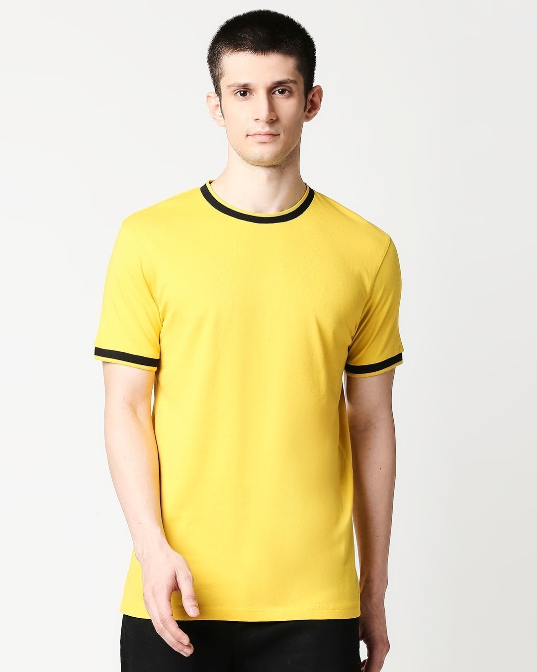 Shop Men's Ceylon Yellow T-shirt-Back
