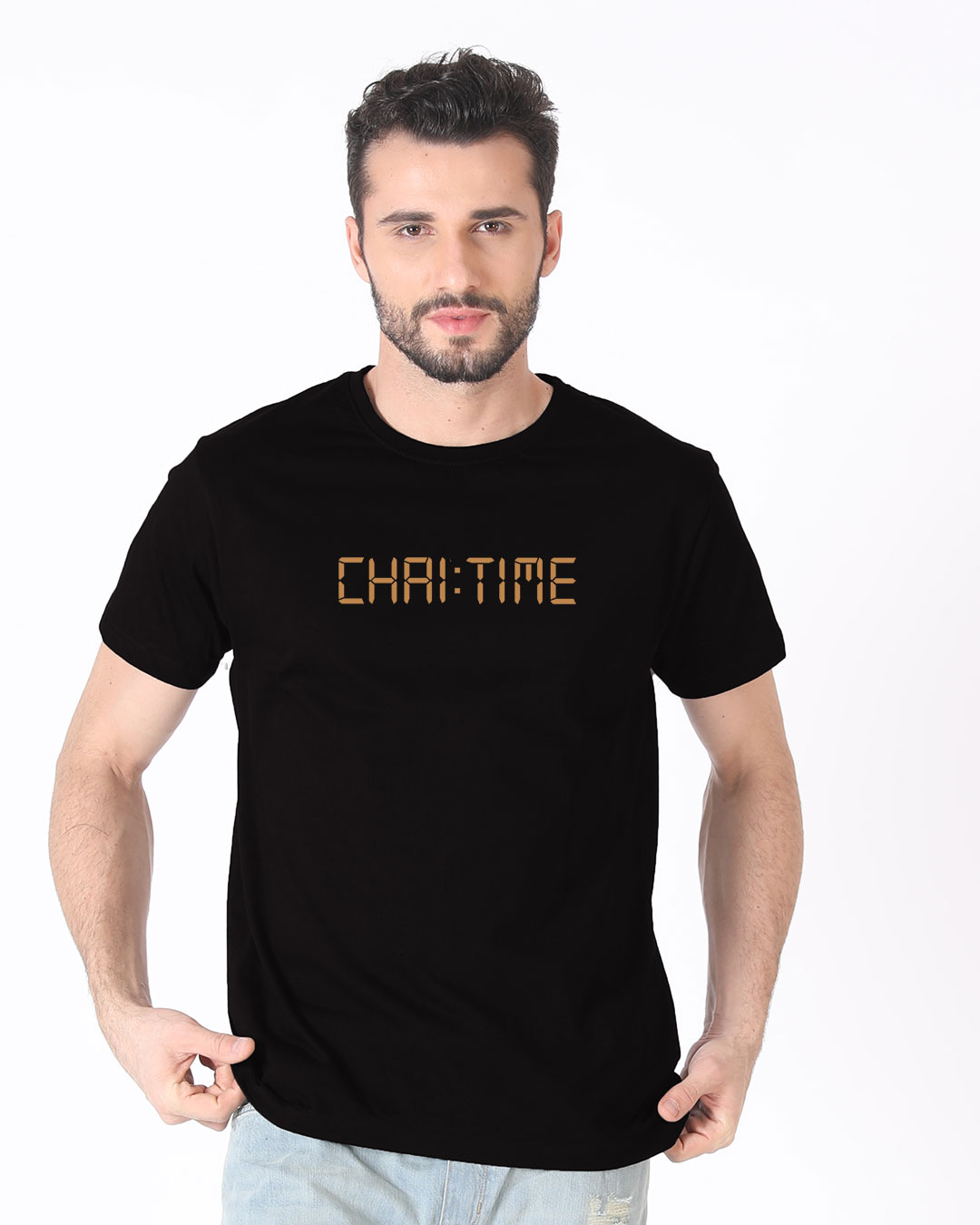 Shop Chai Time Half Sleeve T-Shirt-Back