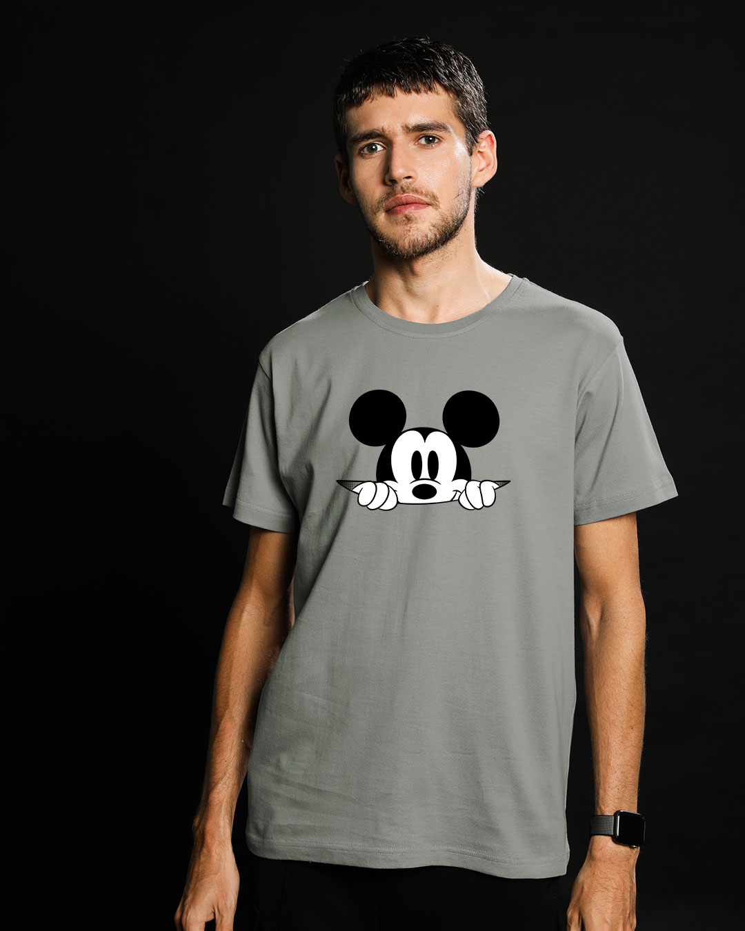 Shop Cheeky Mickey Half Sleeve T-Shirt (DL)-Back