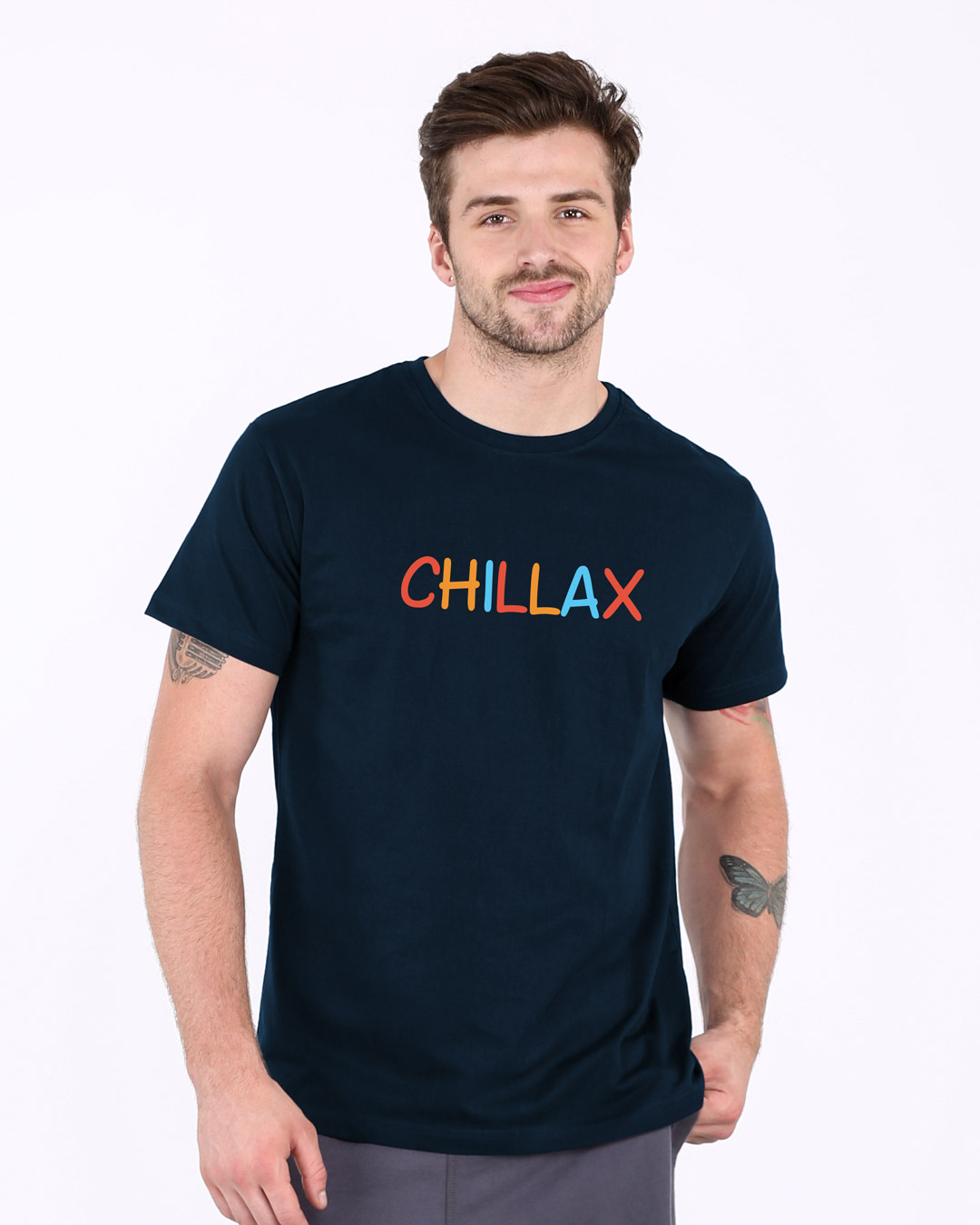 Shop Chillax Half Sleeve T-Shirt-Back