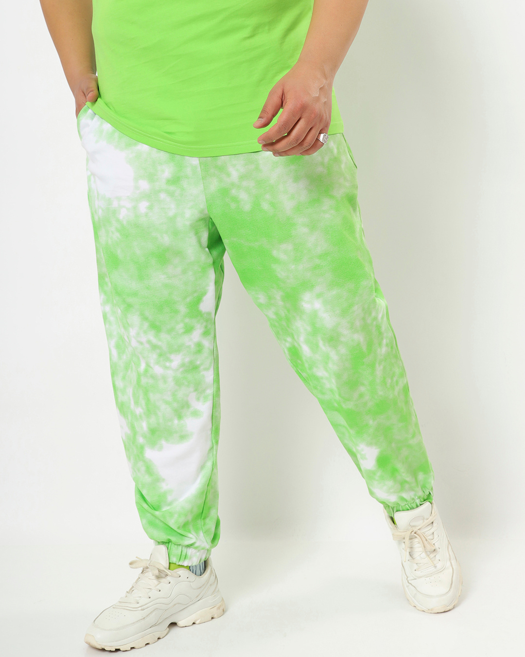 plus size tie dye joggers