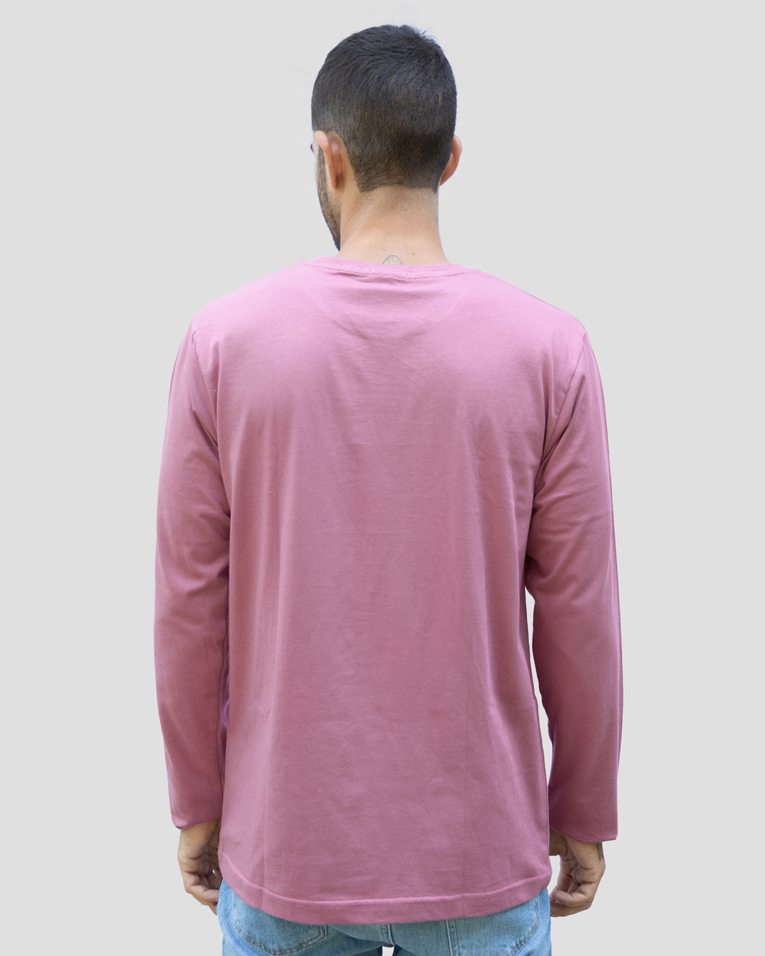 Shop Chilling Duck Full Sleeve T-Shirt (DL)  Frosty Pink-Back