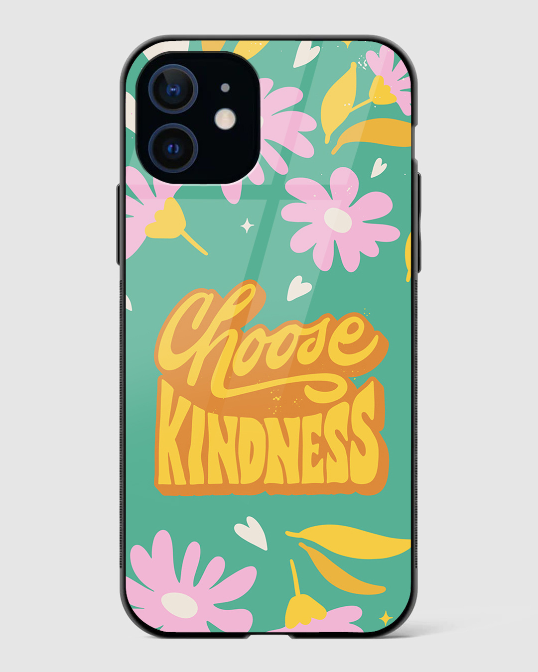 Buy Choose Kindness Premium Glass Case for Apple iPhone 12 Mini Online