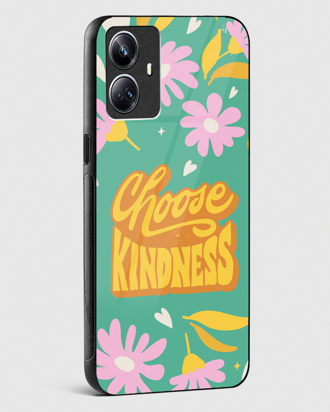 Shop Choose Kindness Premium Glass Case for Realme 10 Pro Plus 5G-Back