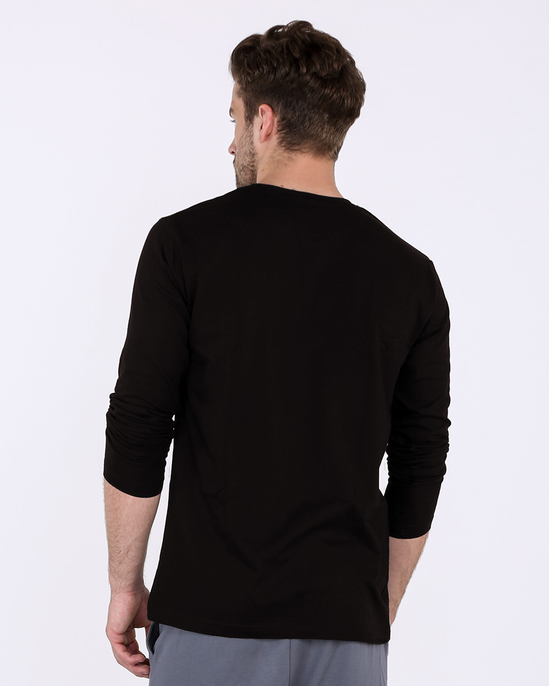 Shop Christmas Mickey Full Sleeve T-Shirt (DL)-Back