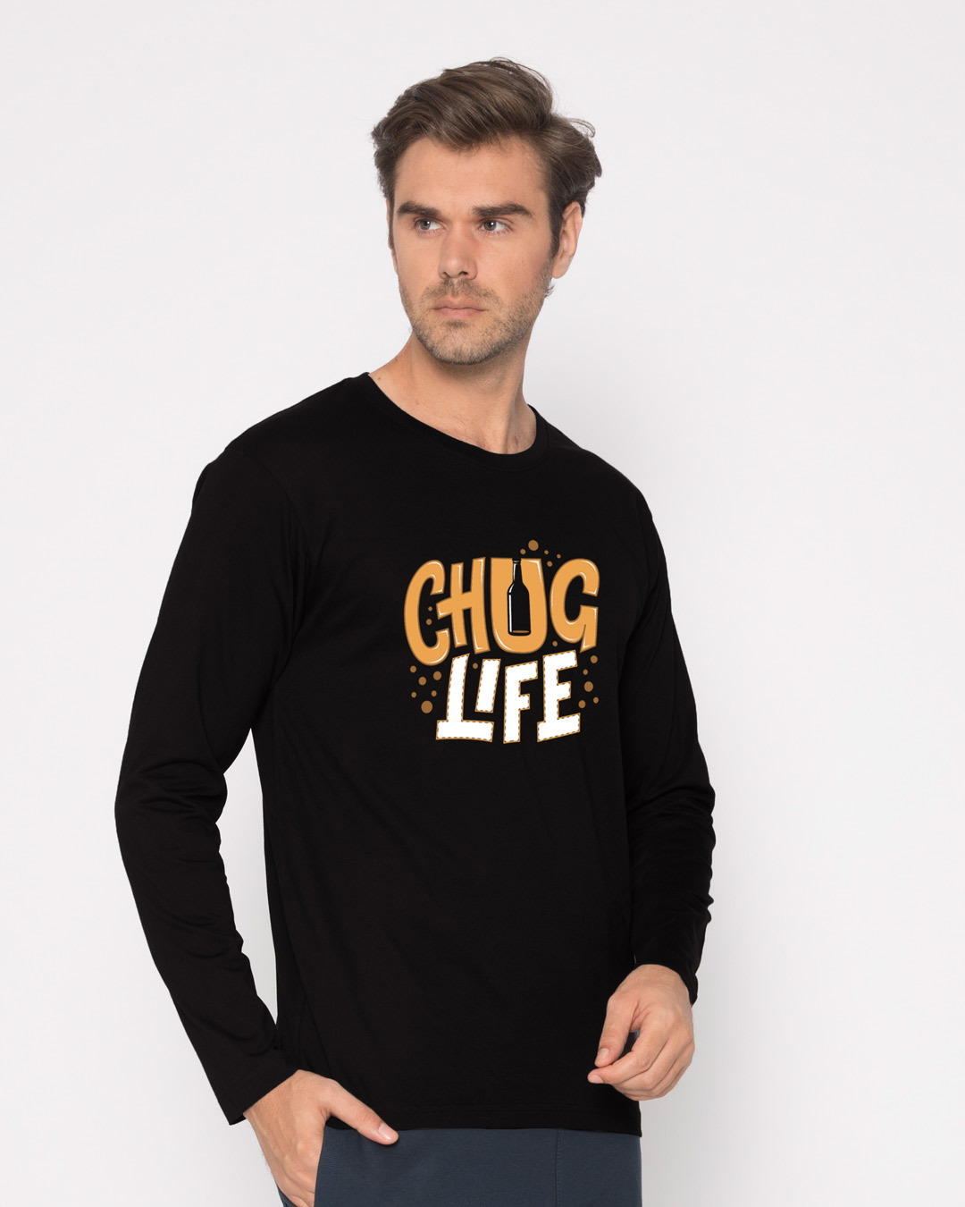 Shop Chug Life Full Sleeve T-Shirt-Back