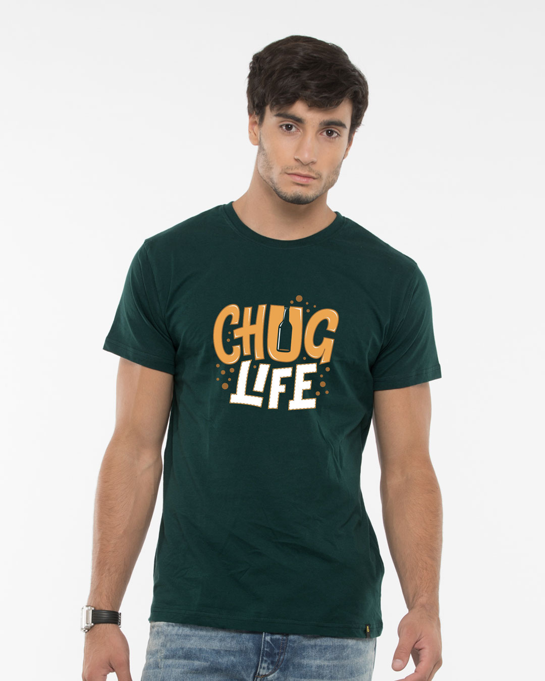 Shop Chug Life Half Sleeve T-Shirt-Back