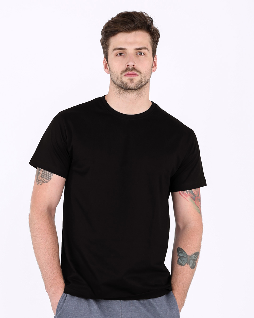Shop Chugli Back Print Half Sleeve T-Shirt-Back