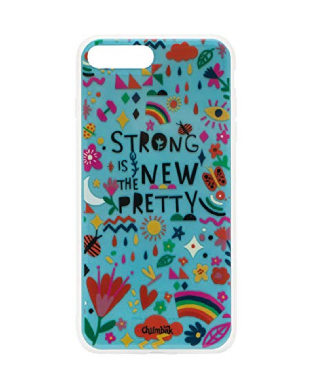 Buy Chumbak iPhone 8 Plus Strong is the New Pretty Mobile Cover Online