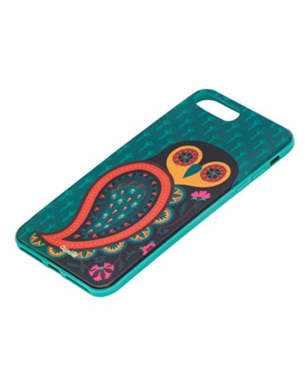 Shop Iphone 8 Plus Trippy Owl Mobile Cover-Back