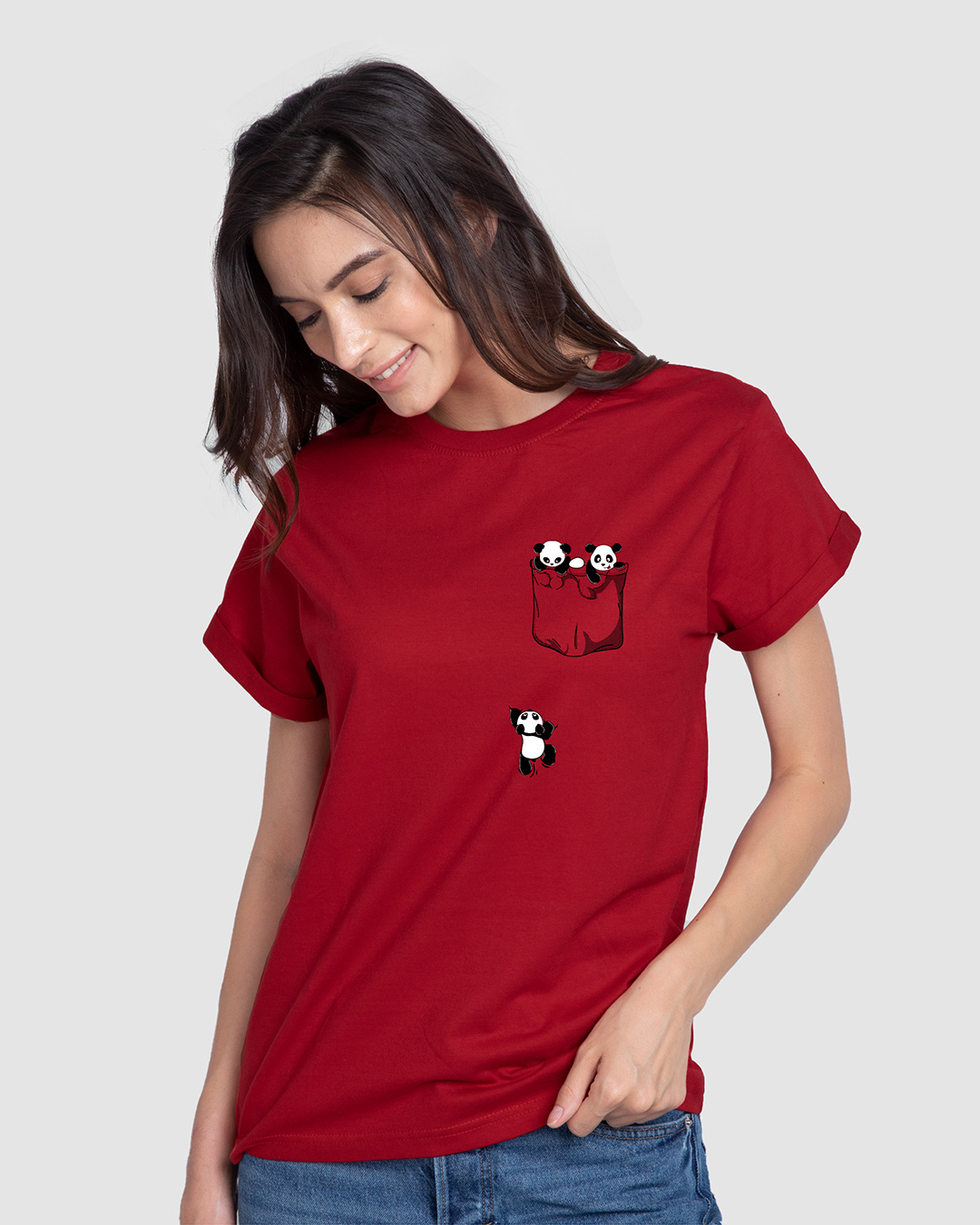panda t shirt for women