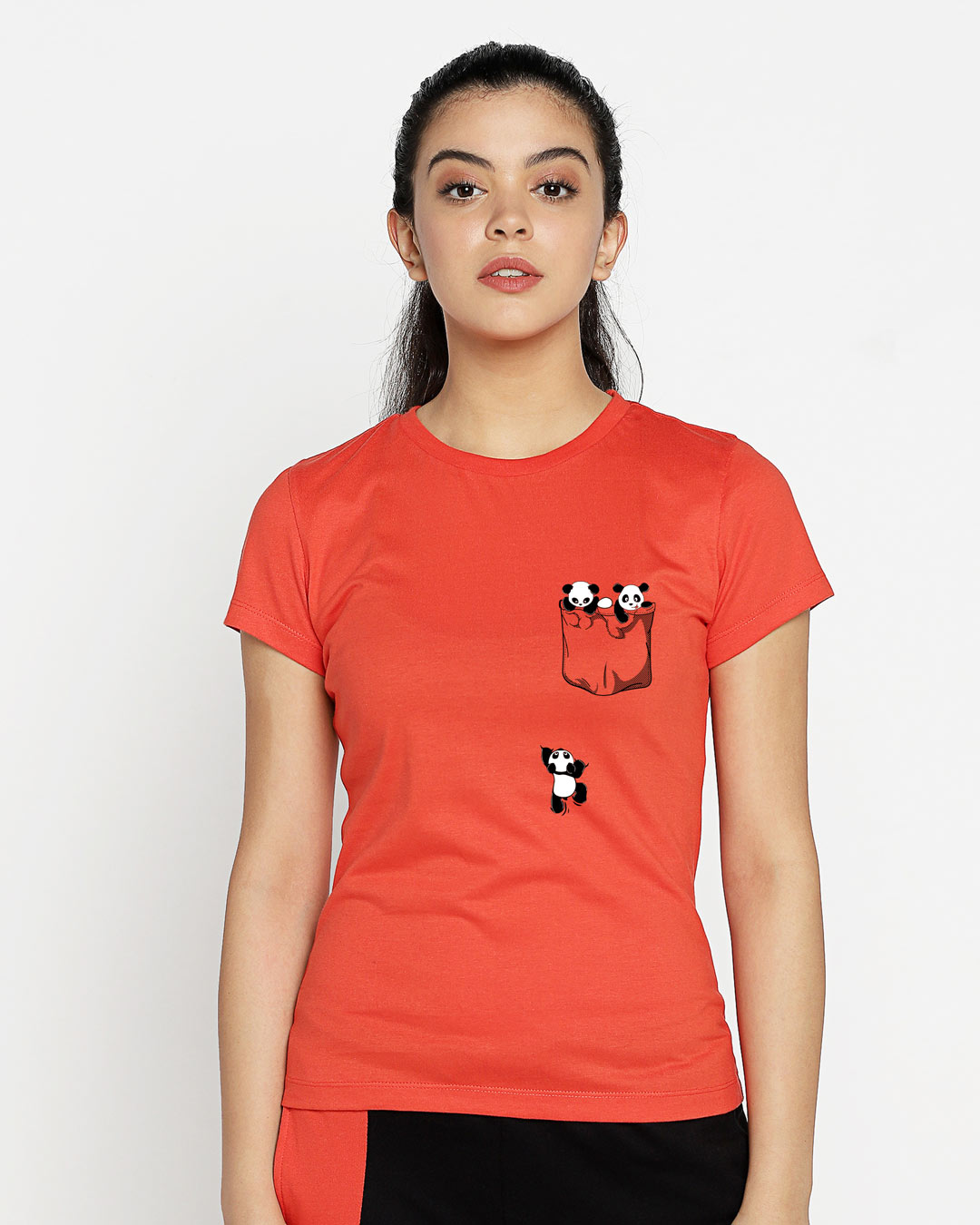 Panda pocket 2024 t shirt