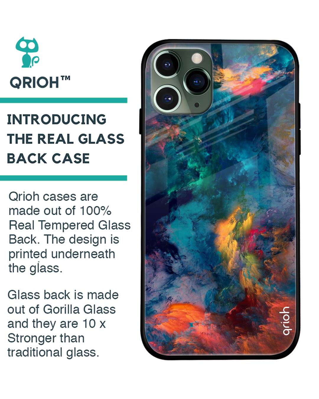 Shop Iphone 11 Pro Max Cloudburst Glass Case-Back
