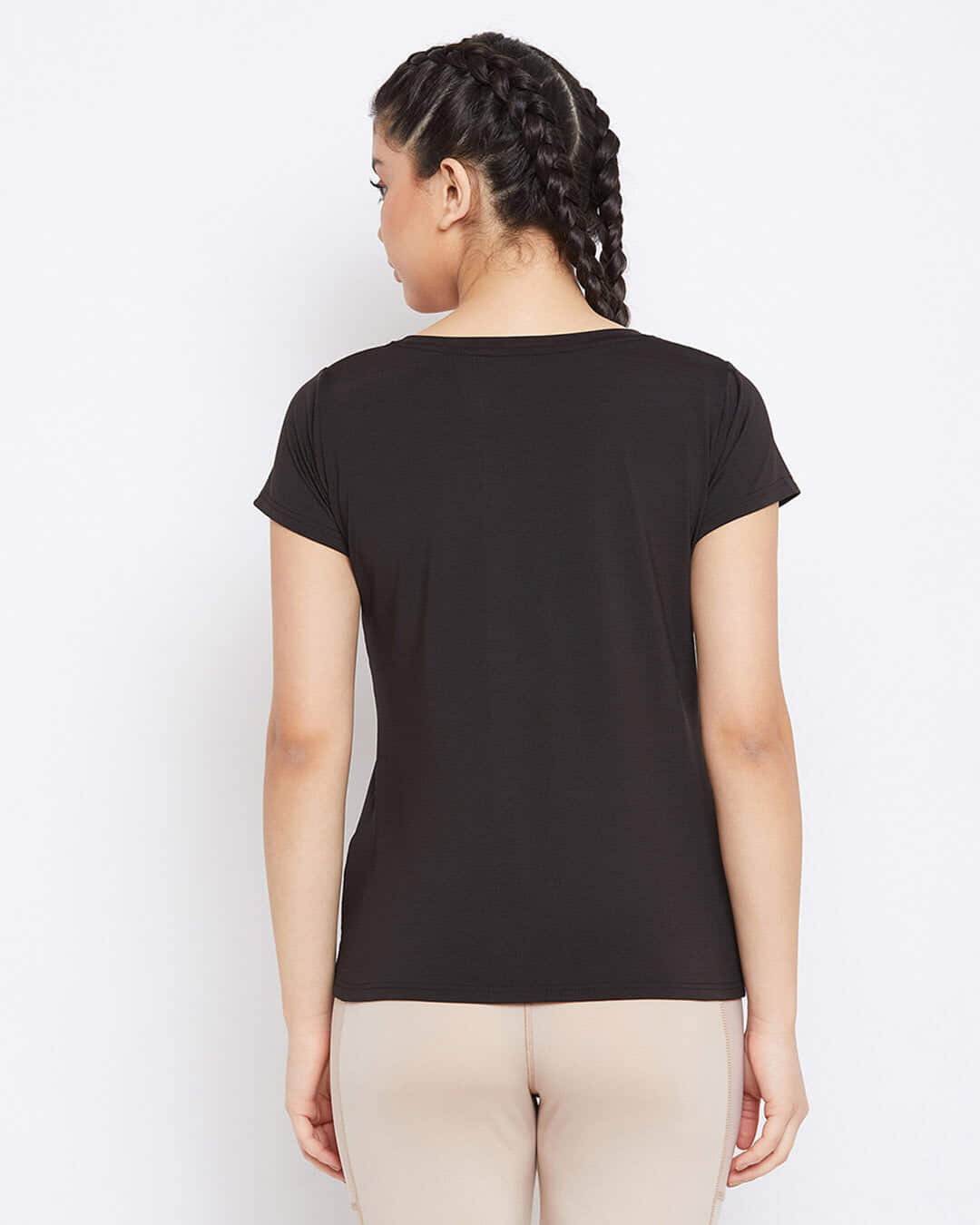 Shop Activewear T-Shirt In Dark Grey-Back