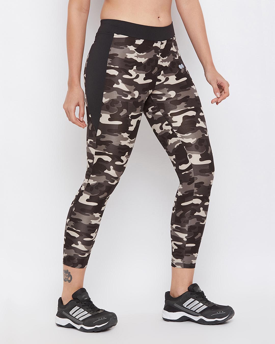 army print tights