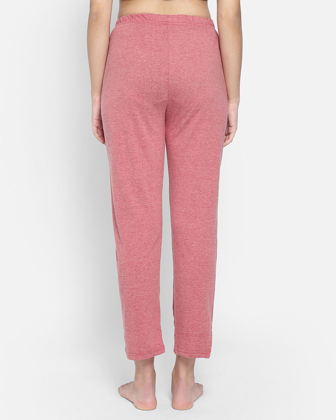 Shop Chic Basic Pyjamas In Dusty Pink   Cotton Rich-Back