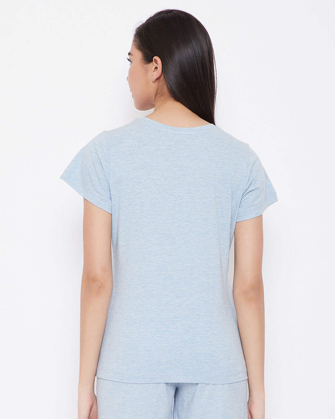 Shop Chic Basic Top In Charcoal Grey   Cotton Rich-Back