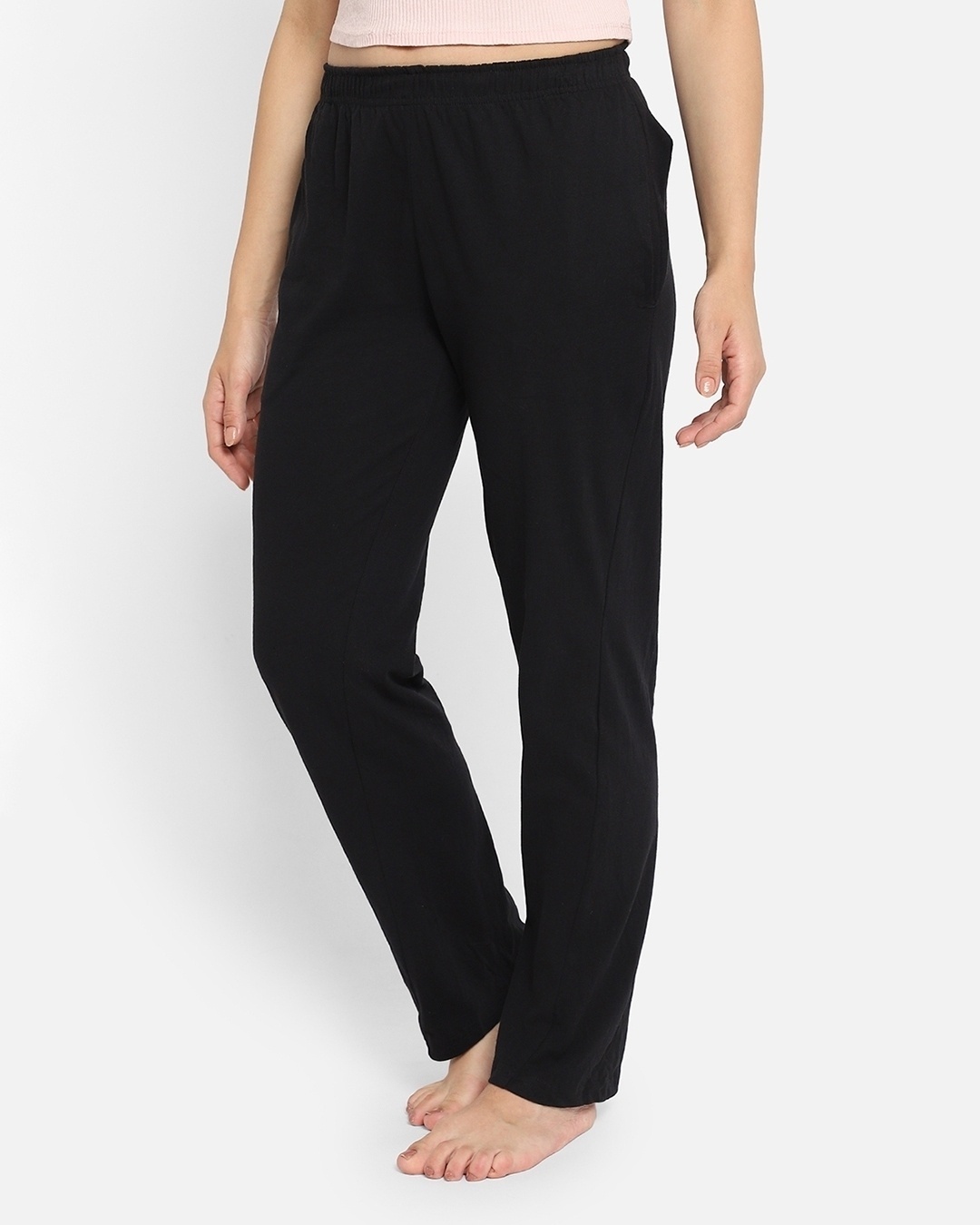 Shop Cotton Rich Pyjamas In Black-Back