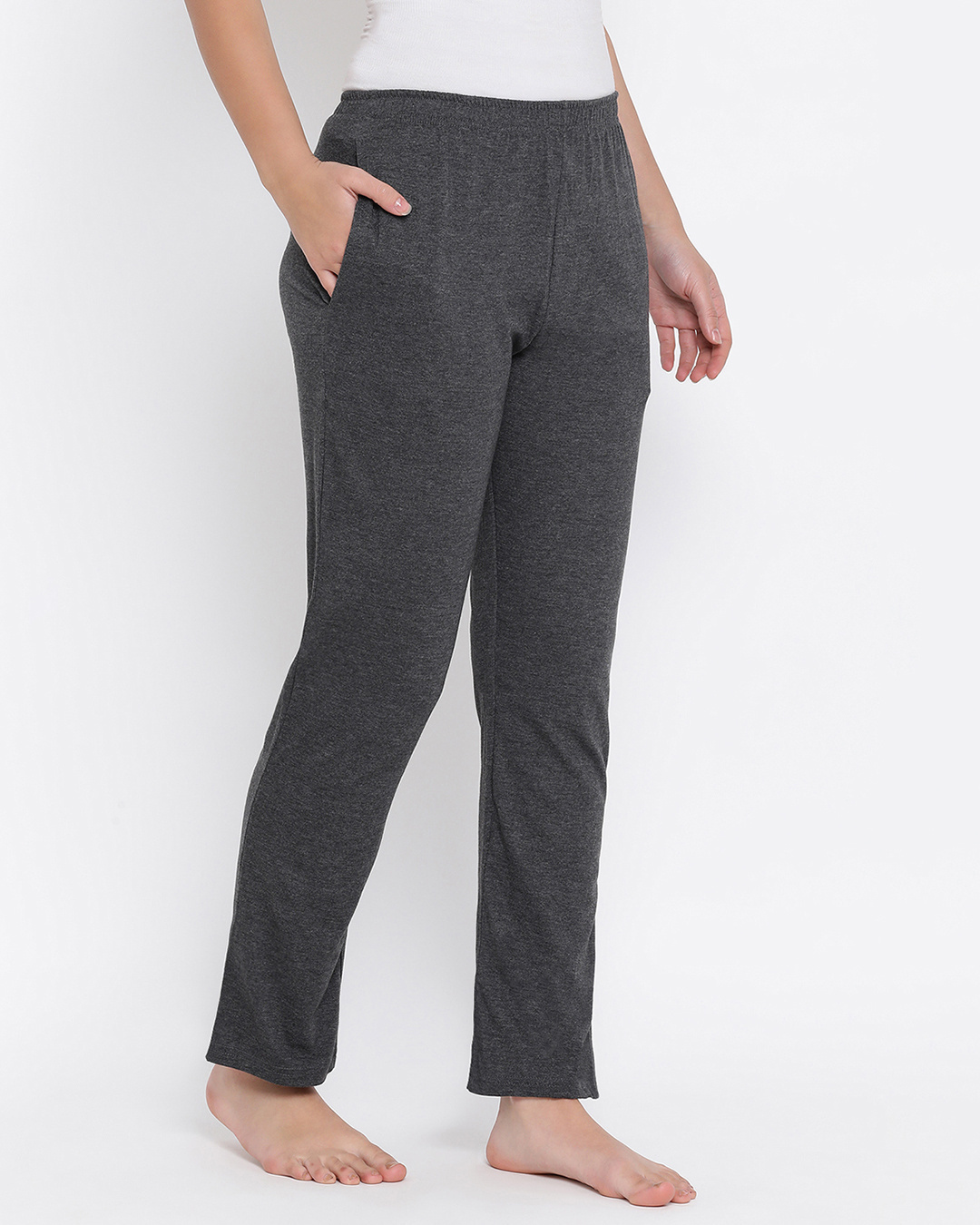 Shop Pyjamas In Dark Grey-Back